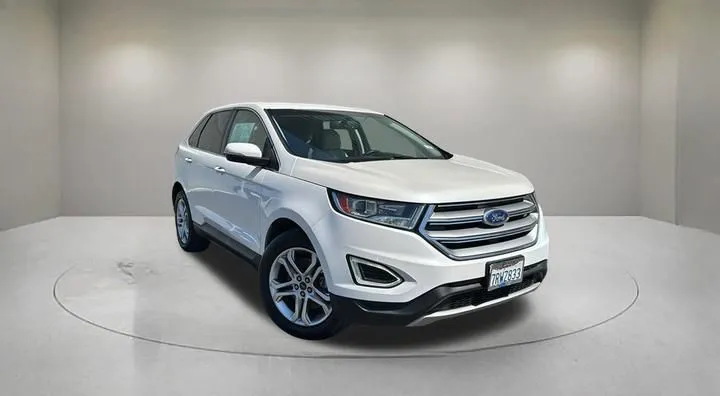 White 2016 Ford Edge Titanium for sale in Indio, CA