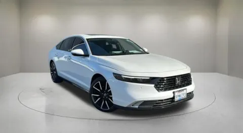 White 2025 Honda Accord Hybrid Touring for sale in Indio, CA