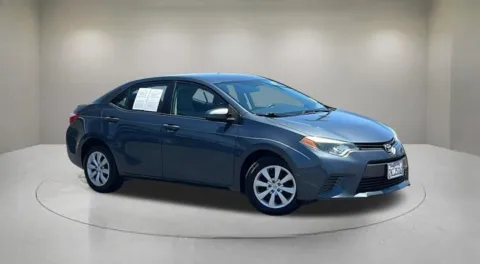 Gray 2016 Toyota Corolla LE for sale in Indio, CA