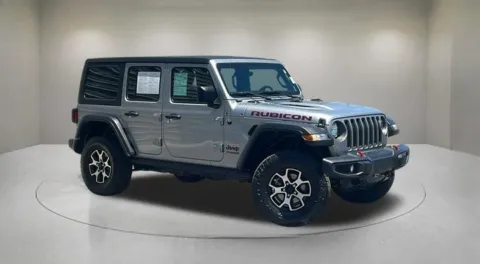 Silver 2021 Jeep Wrangler Unlimited Rubicon for sale in Indio, CA