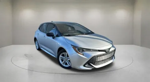 Silver 2021 Toyota Corolla Hatchback SE for sale in Indio, CA
