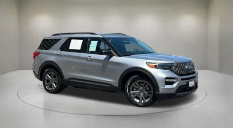 Silver 2023 Ford Explorer XLT for sale in Indio, CA