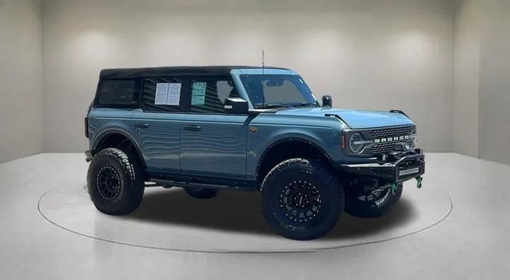 Blue 2022 Ford Bronco Badlands for sale in Indio, CA