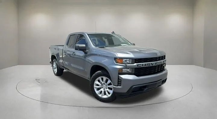 Gray 2021 Chevrolet Silverado 1500 Custom for sale in Indio, CA