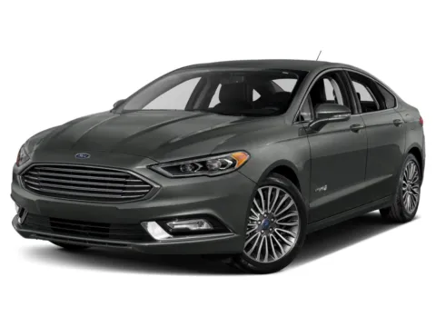 Silver 2017 Ford Fusion Hybrid Titanium for sale in Indio, CA