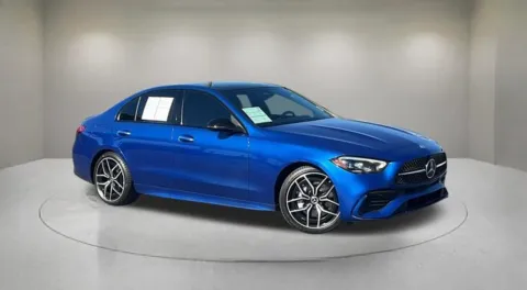 Blue 2023 Mercedes-Benz C-Class C 300 for sale in Indio, CA
