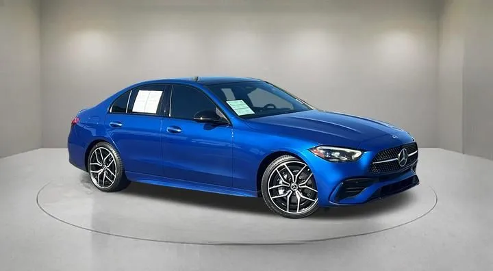 Blue 2023 Mercedes-Benz C-Class C 300 for sale in Indio, CA