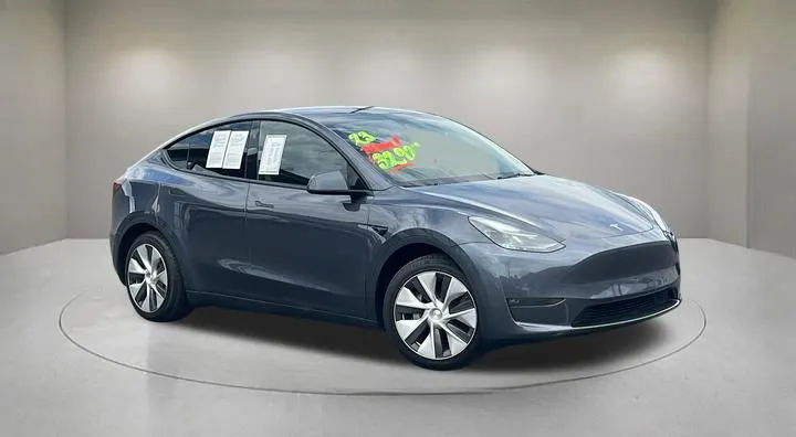 Silver 2023 Tesla Model Y Long Range for sale in Indio, CA
