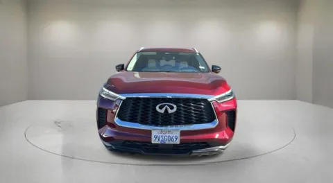 Photos of 2025 INFINITI QX60 LUXE for sale in Indio, CA at Fiesta Ford, Inc.