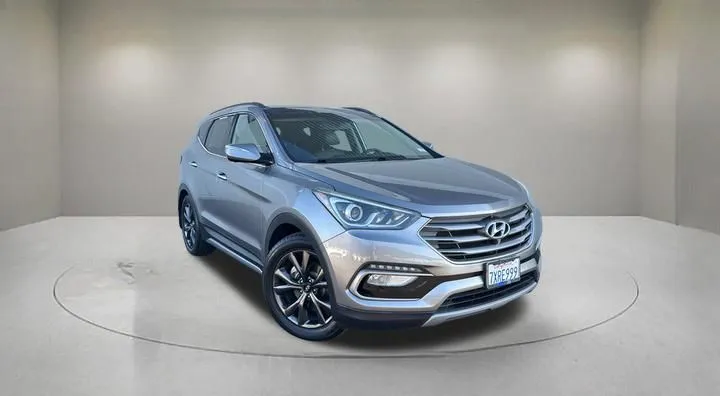 Gray 2017 Hyundai Santa Fe Sport 2.0T Ultimate for sale in Indio, CA