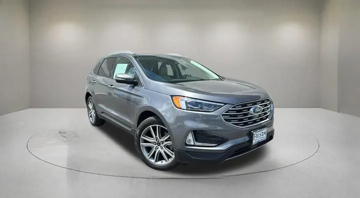 Gray 2024 Ford Edge Titanium for sale in Indio, CA