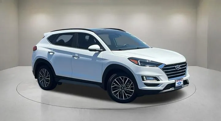 White 2019 Hyundai Tucson Ultimate for sale in Indio, CA
