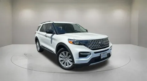 White 2023 Ford Explorer Limited for sale in Indio, CA