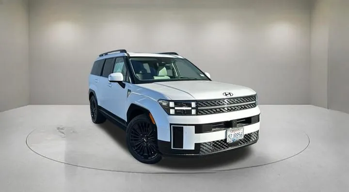 White 2026 Hyundai Santa Fe Hybrid Calligraphy for sale in Indio, CA