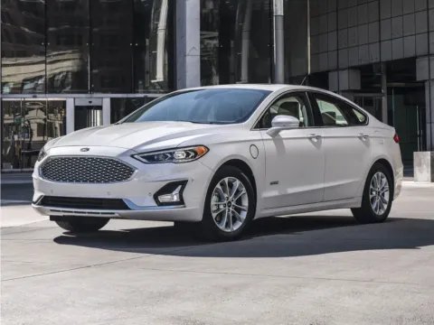 Blue 2019 Ford Fusion Energi Titanium for sale in Indio, CA
