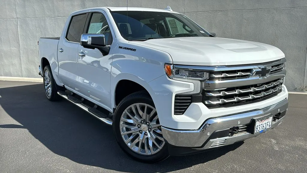 White 2025 Chevrolet Silverado 1500 LTZ for sale in Indio, CA