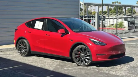Red 2022 Tesla Model Y Performance for sale in Indio, CA