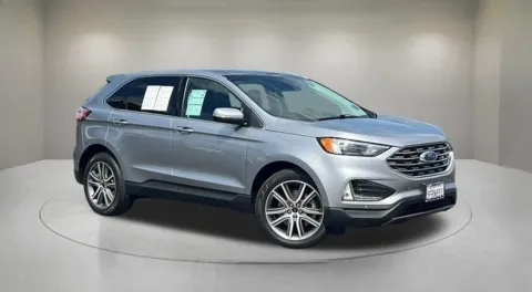 Silver 2023 Ford Edge Titanium for sale in Indio, CA