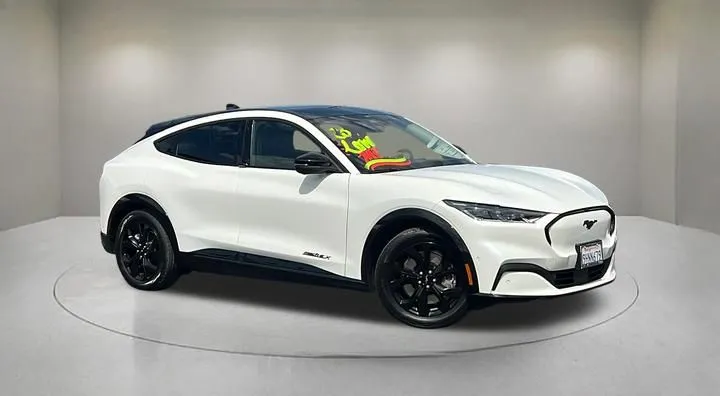 White 2023 Ford Mustang Mach-E Premium for sale in Indio, CA
