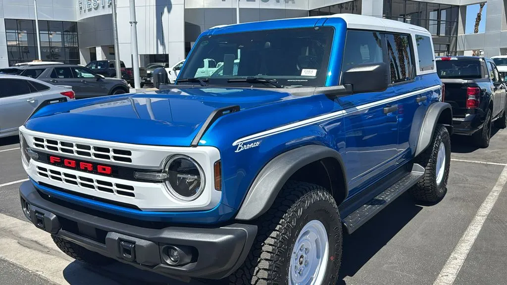 Blue 2026 Ford Bronco Heritage Edition for sale in Indio, CA