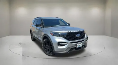 Silver 2023 Ford Explorer ST-Line for sale in Indio, CA