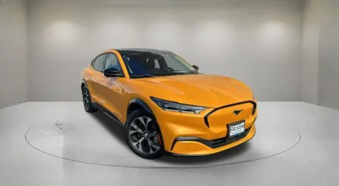 Orange 2023 Ford Mustang Mach-E Premium for sale in Indio, CA