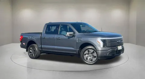 Gray 2023 Ford F-150 Lightning Lariat for sale in Indio, CA