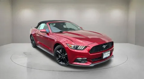 Red 2015 Ford Mustang EcoBoost Premium for sale in Indio, CA