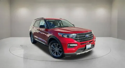 Red 2022 Ford Explorer XLT for sale in Indio, CA