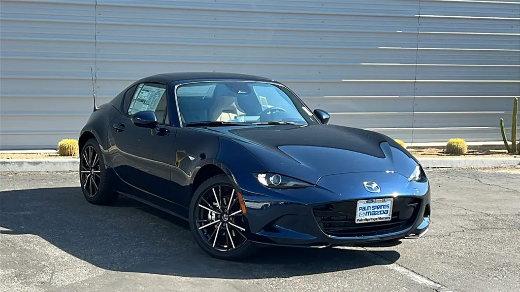 Blue 2025 Mazda MX-5 Miata RF Grand Touring for sale in Indio, CA