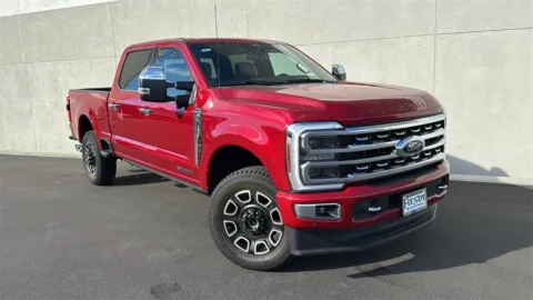 Red 2024 Ford F-250SD Platinum for sale in Indio, CA