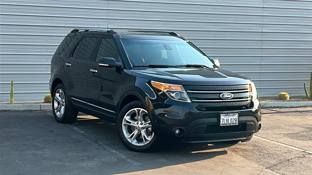Black 2015 Ford Explorer Limited for sale in Indio, CA