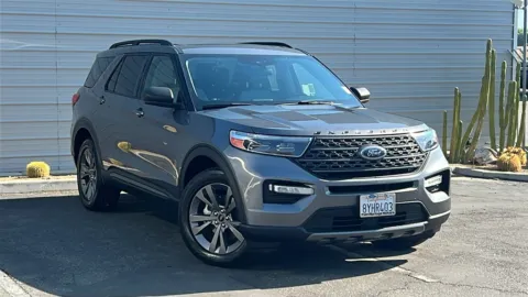 Gray 2021 Ford Explorer XLT for sale in Indio, CA