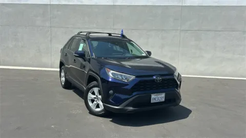 Blue 2019 Toyota RAV4 XLE for sale in Indio, CA