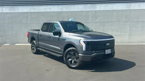 Gray 2024 Ford F-150 Lightning XLT for sale in Indio, CA