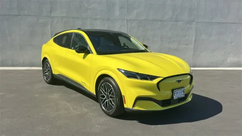 Yellow 2025 Ford Mustang Mach-E Premium for sale in Indio, CA