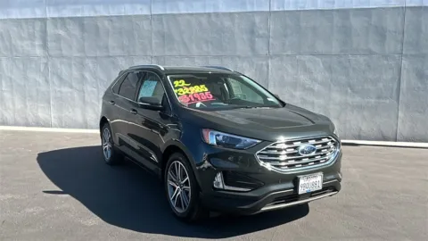 Green 2022 Ford Edge Titanium for sale in Indio, CA