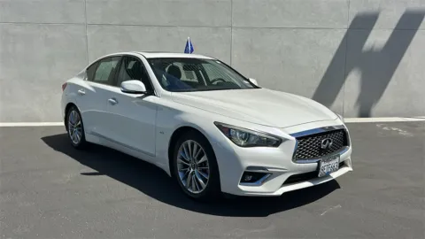 White 2018 INFINITI Q50 3.0t LUXE for sale in Indio, CA