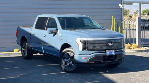 Gray 2023 Ford F-150 Lightning Lariat for sale in Indio, CA