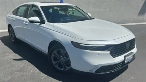 White 2024 Honda Accord Hybrid EX-L for sale in Indio, CA