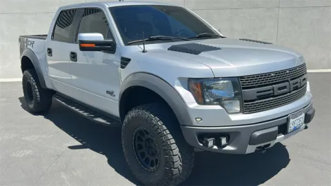 Silver 2012 Ford F-150 SVT Raptor for sale in Indio, CA