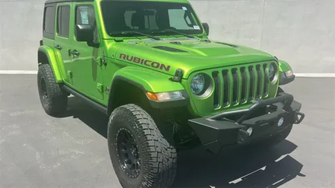 Green 2019 Jeep Wrangler Unlimited Rubicon for sale in Indio, CA