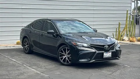 Black 2021 Toyota Camry SE for sale in Indio, CA