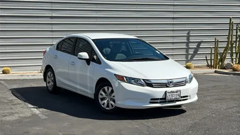 White 2012 Honda Civic LX for sale in Indio, CA