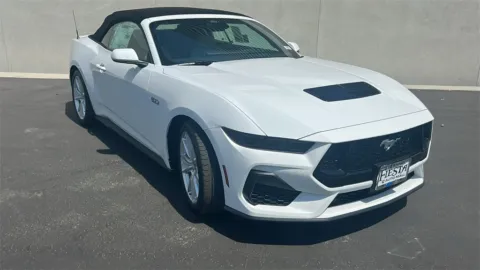 White 2025 Ford Mustang GT Premium for sale in Indio, CA