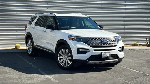 White 2020 Ford Explorer Limited for sale in Indio, CA