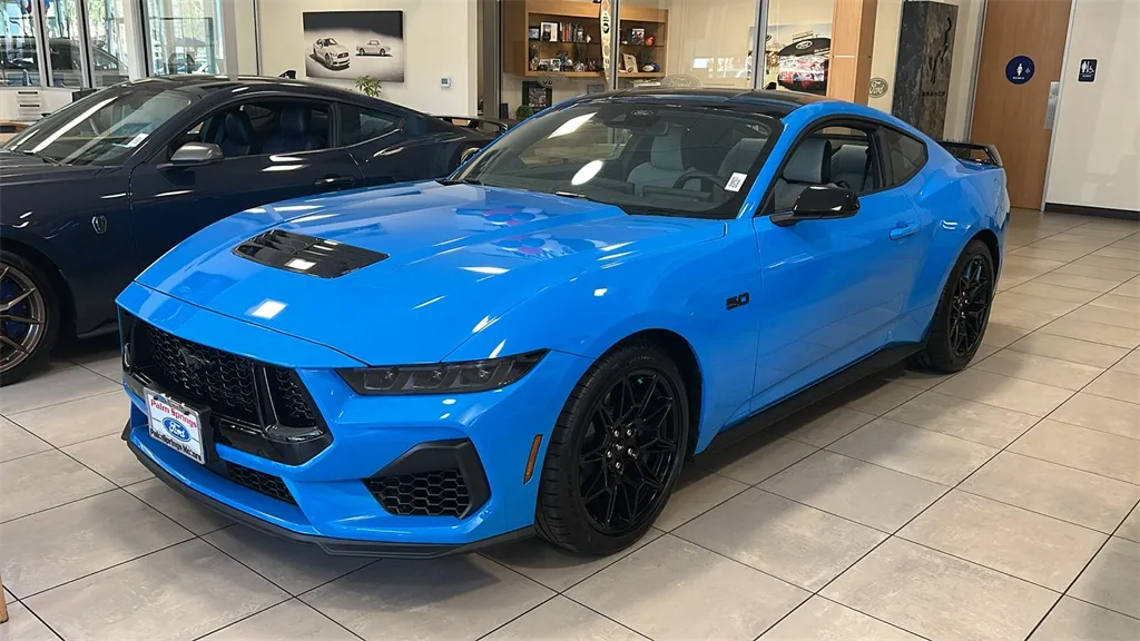 Blue 2025 Ford Mustang GT for sale in Indio, CA