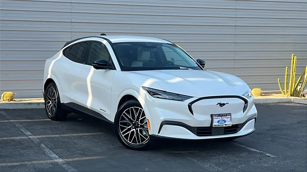 White 2025 Ford Mustang Mach-E Premium for sale in Indio, CA