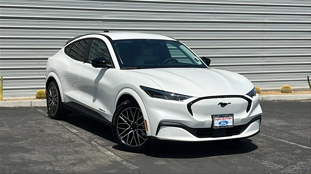White 2025 Ford Mustang Mach-E Premium for sale in Indio, CA