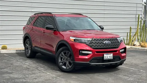 Red 2022 Ford Explorer XLT for sale in Indio, CA